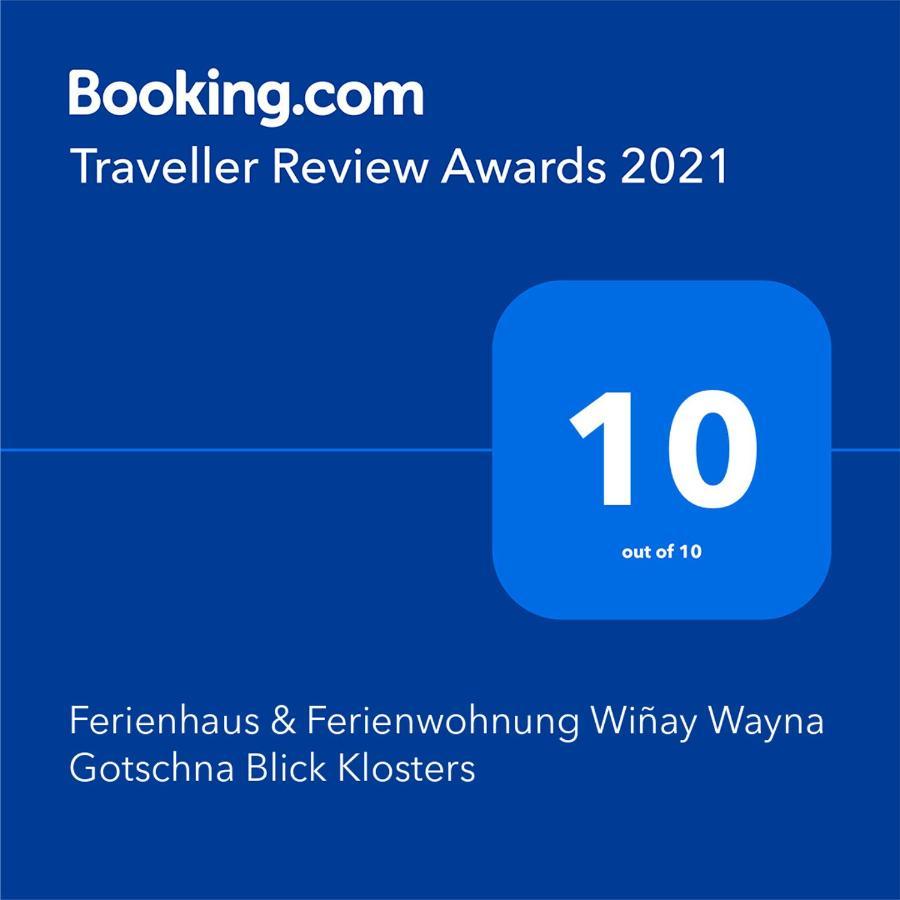 Ferienhaus & Ferienwohnung Winay Wayna Gotschna Blick Klosters-Serneus Extérieur photo